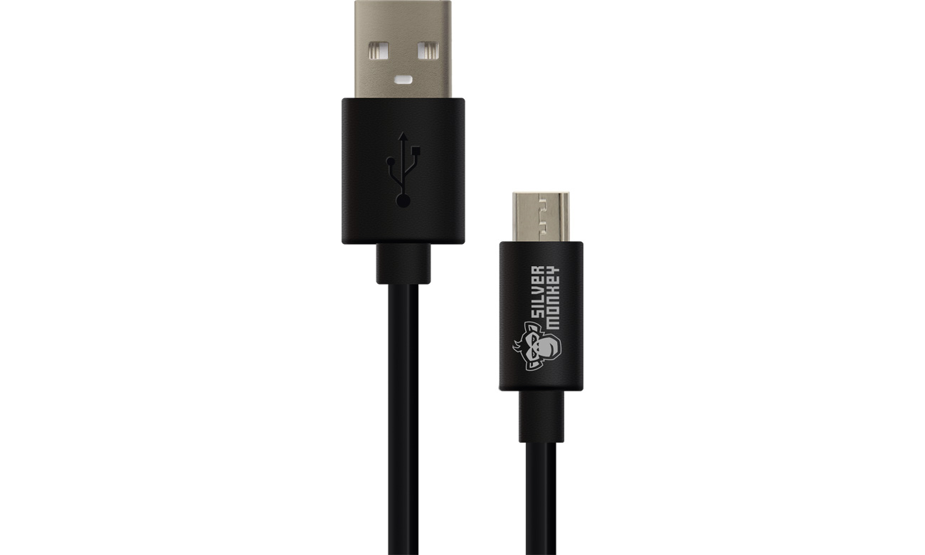 Silver Monkey Kabel Micro USB SM 1,2m złącza