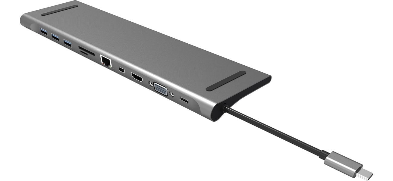 Silver Monkey USB-C - HDMI, USB, RJ-45, mini DP, SD SM-3011DS-C