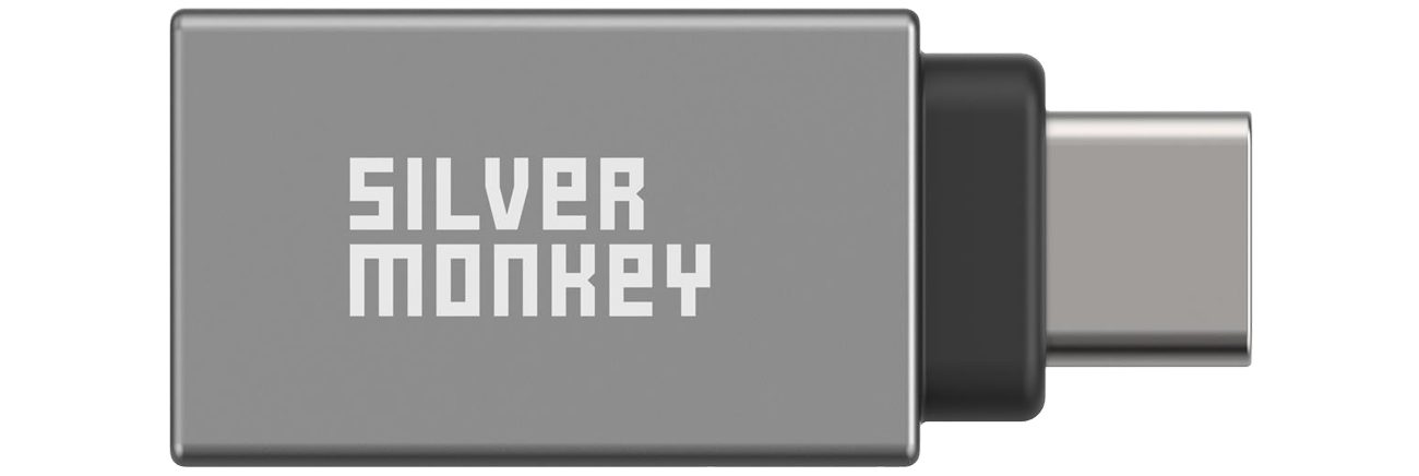 Silver Monkey X Adapter USB-C - USB 3.1 (OTG)