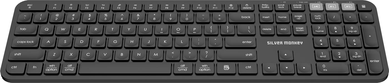 Silver Monkey K90 Wireless premium business keyboard