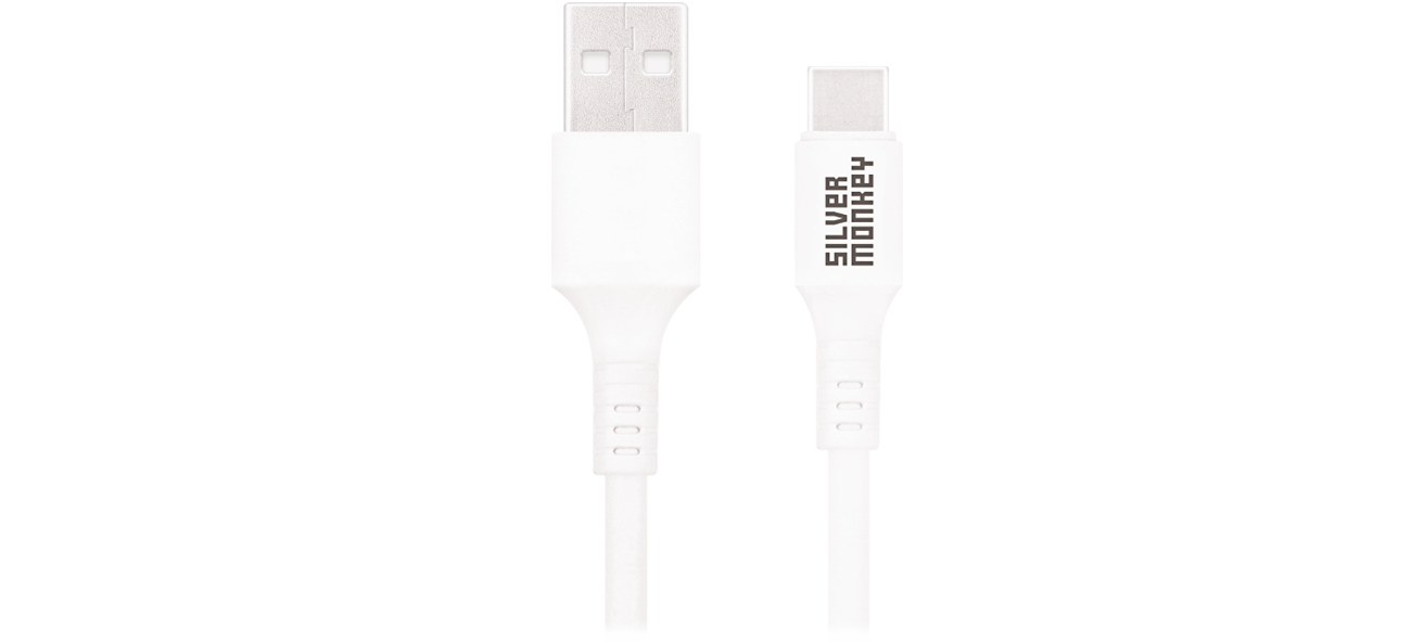 Silver Monkey X USB-A auf USB-C 2m Kabel