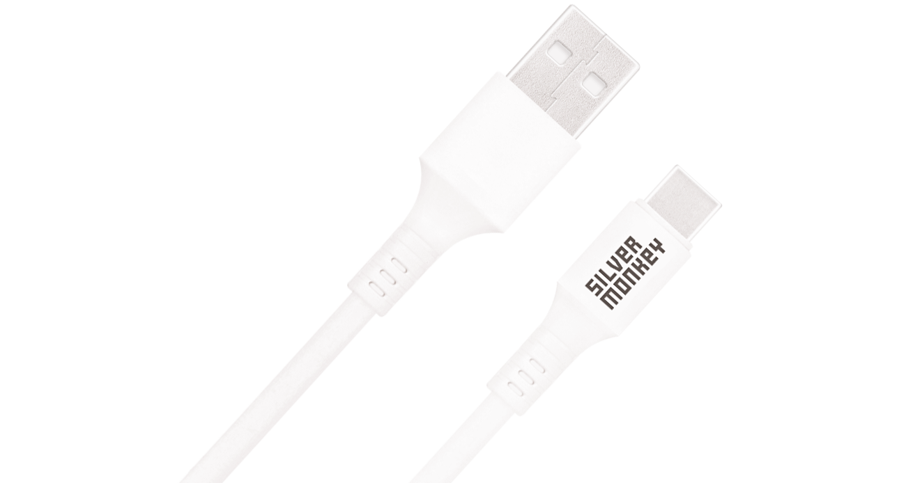 Silver Monkey X USB-A auf USB-C 2m Kabel