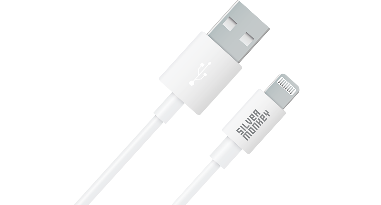 Silver Monkey X USB-A zu Lightning Kabel 0,5m