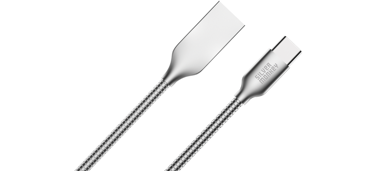 Silver Monkey X USB-A - USB-C Kabel 1m