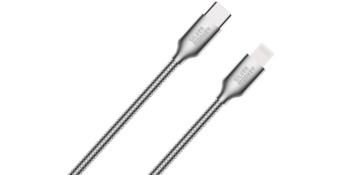 Silver Monkey X USB-C - Lightning MFI Kabel 1m