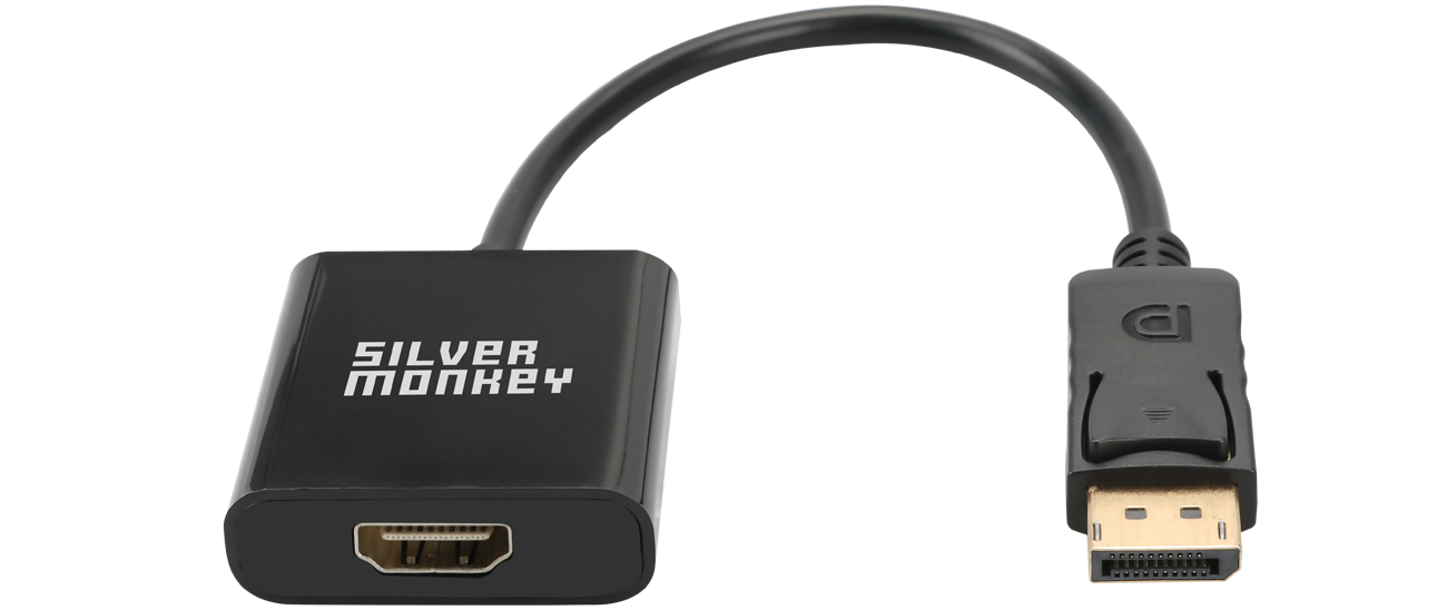 Silver Monkey X DisplayPort - HDMI Adapter