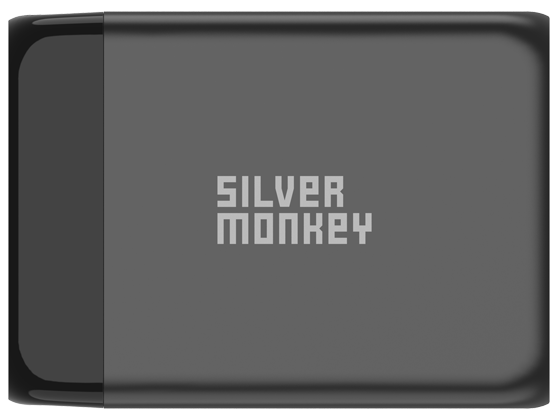 Silver Monkey X GaN 200W USB-C PD + USB 3.0 QC B Ladegerät