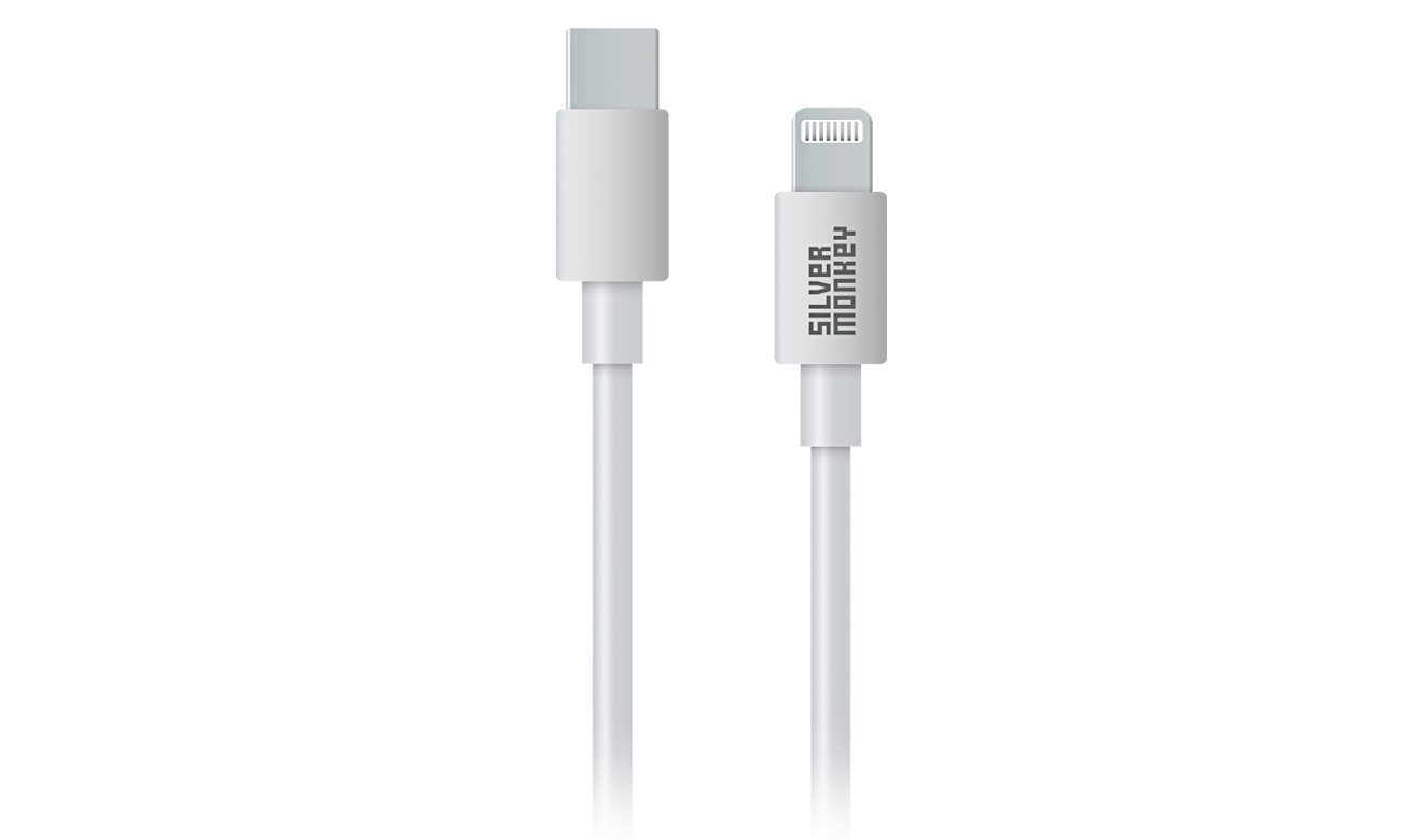 Silver Monkey X USB-C - Lightning Kabel 0,5m