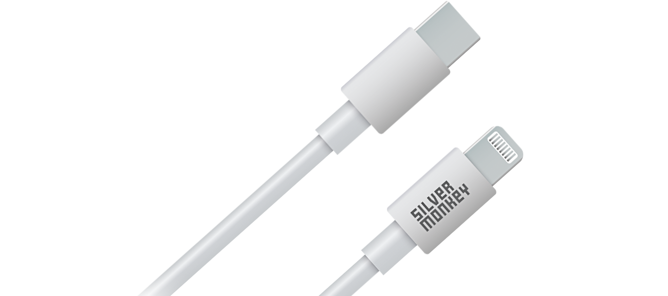 Silver Monkey X USB-C - Lightning Kabel 0,5m