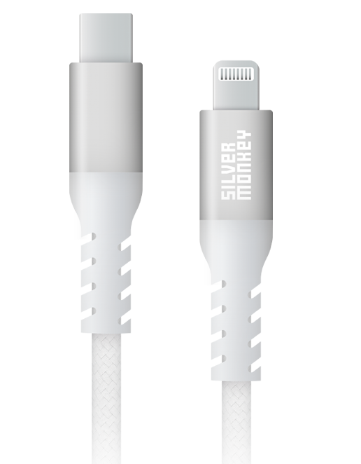 Silver Monkey X USB-C - Lightning Kabel 0,5m