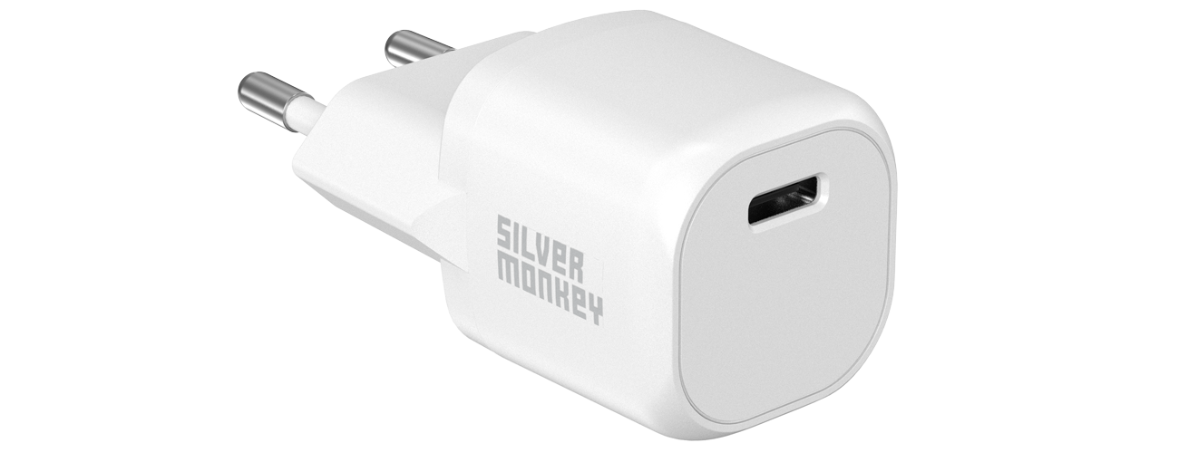 Silver Monkey X Mini-Ladegerät PD 20W (USB-C) W