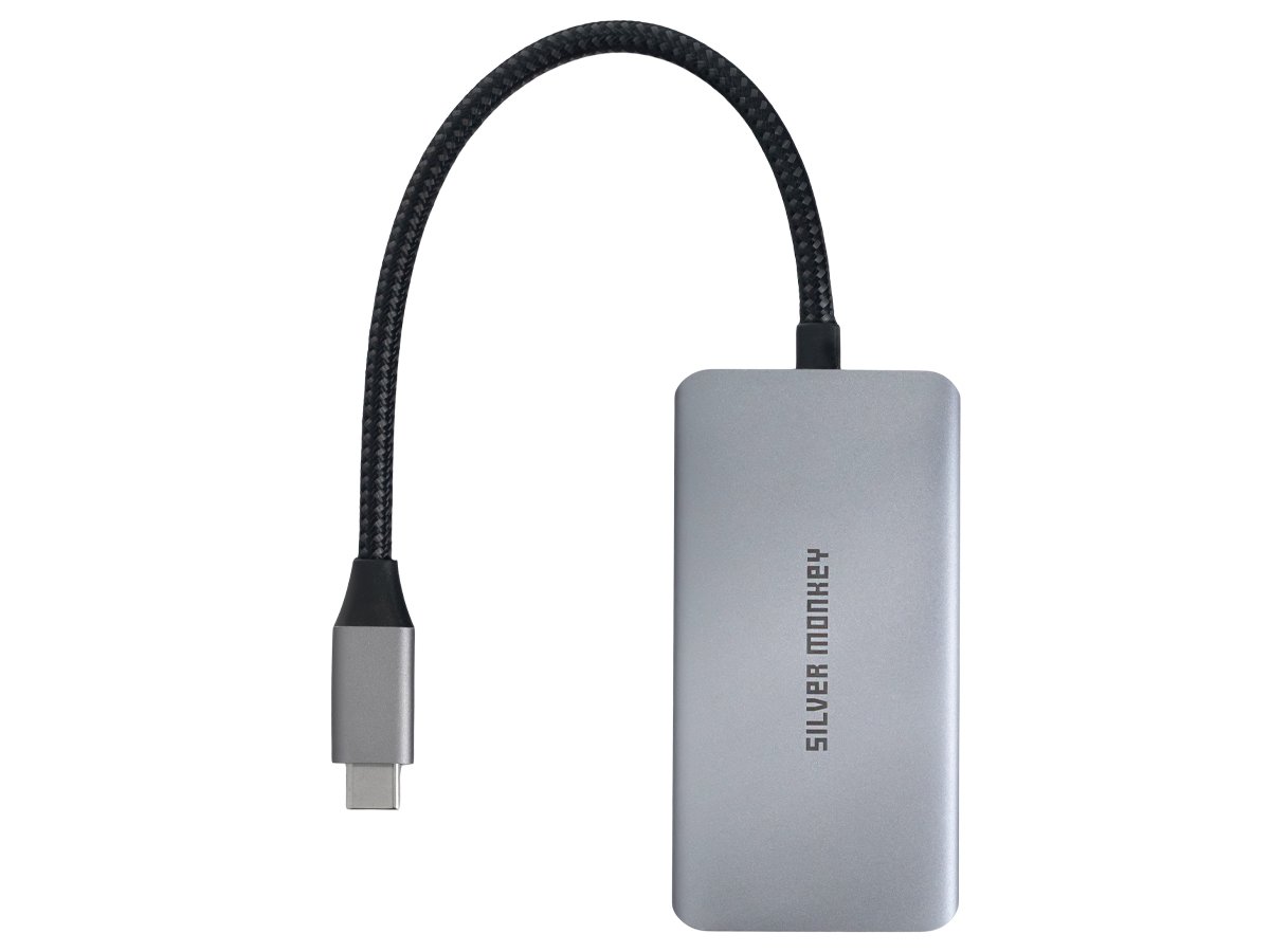 Adapter USB-C - 2x HDMI 4K60Hz, USB-A, PD 100W logo