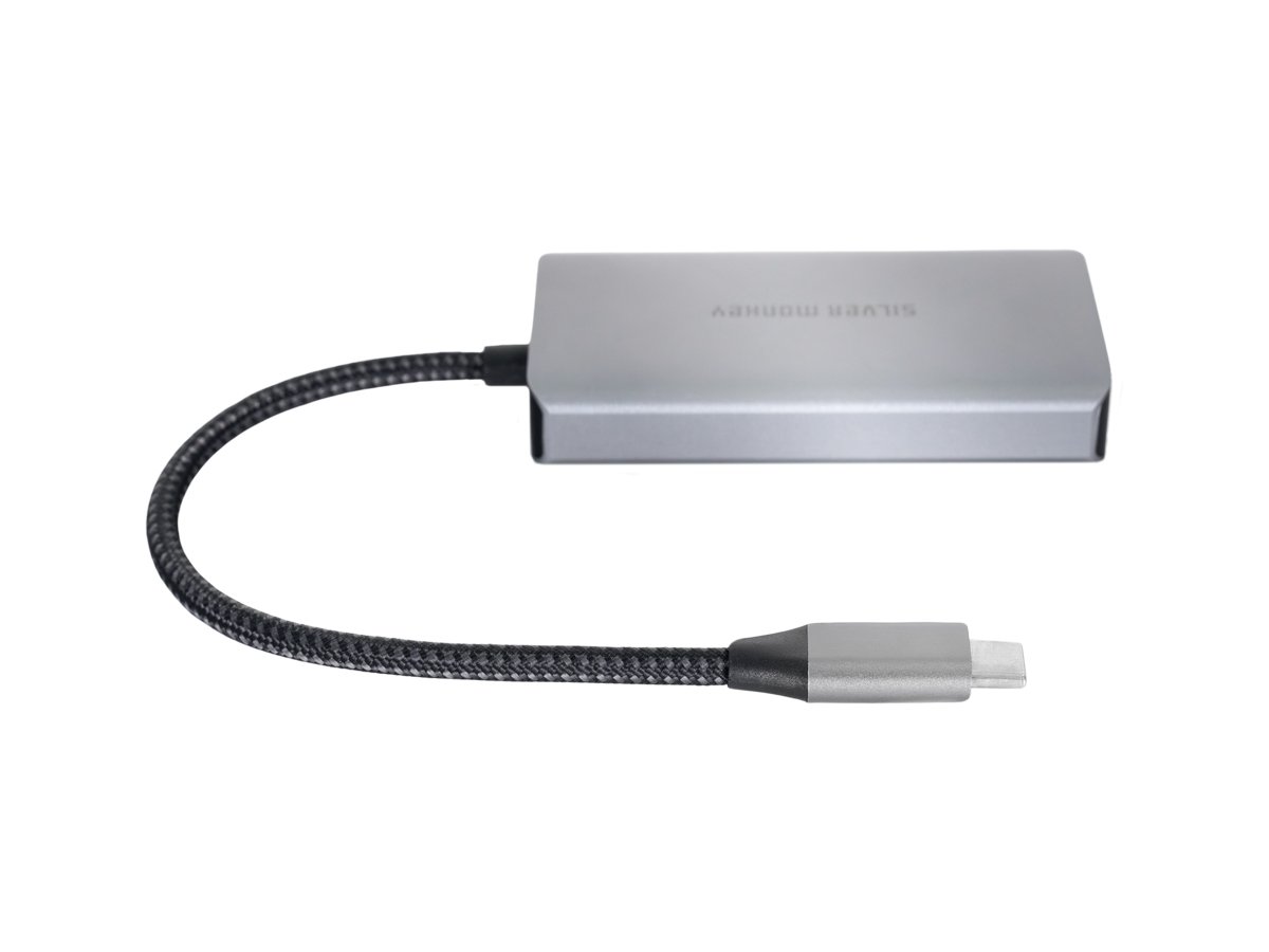 Adapter USB-C - 2x HDMI 4K60Hz, USB-A, PD 100W wygląd