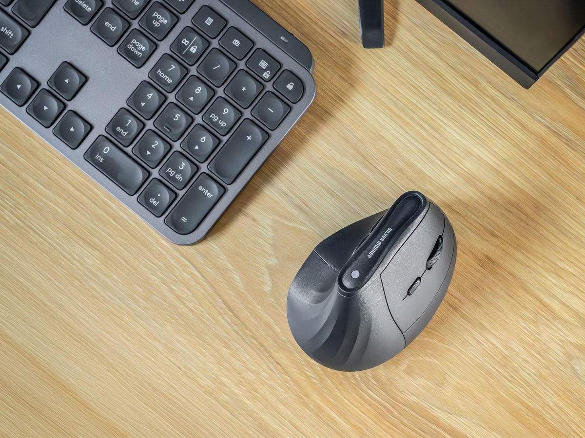 Silver Monkey Premium Ergonomic Wireless Comfort Mouse Silent