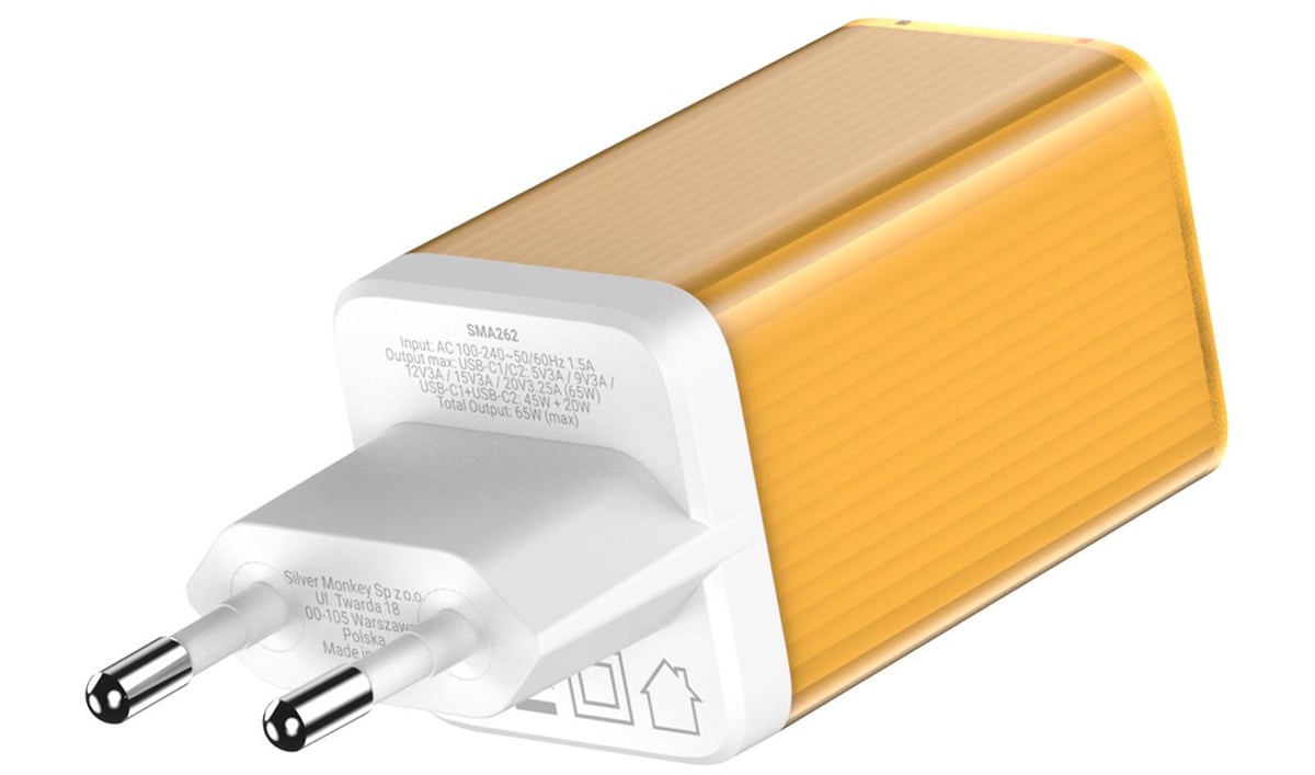 GaN Netzladegerät 65W 2x USB-C