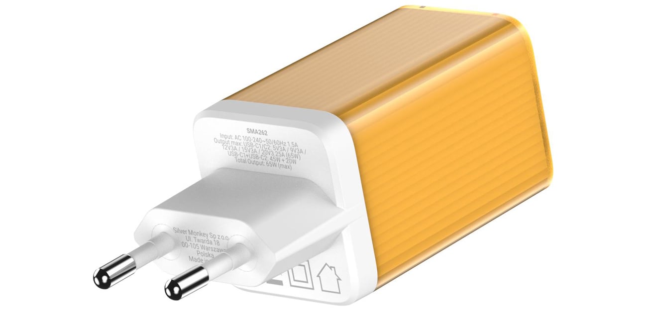 GaN Netzladegerät 65W 2x USB-C