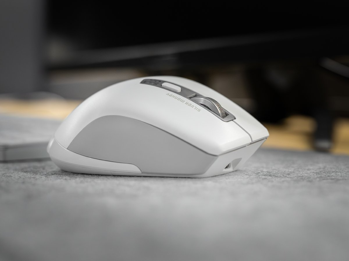 Silver Monkey Business Wireless Comfort Mouse Silent
