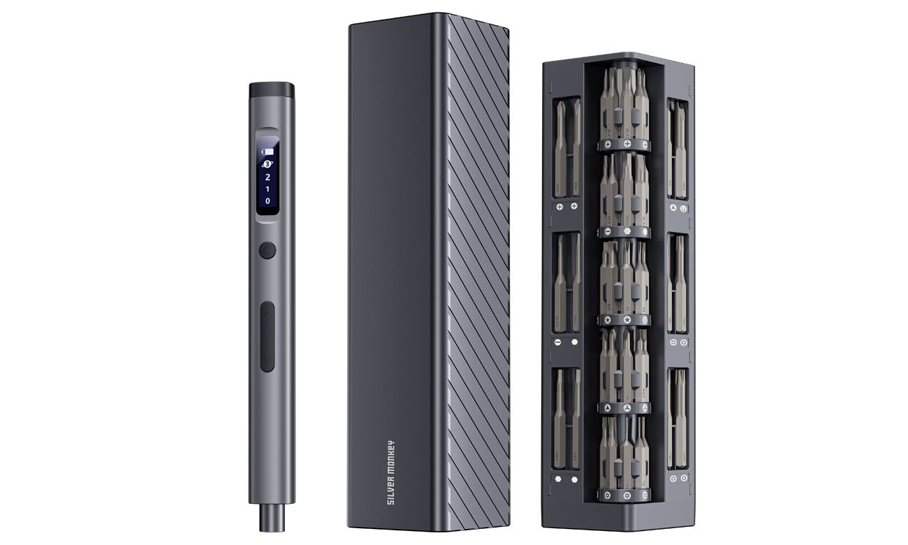 Zestaw precyzyjnego elektrycznego wkrętaka – 57 elementów