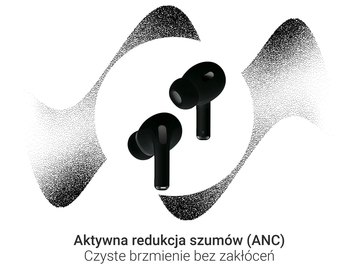 Silver Monkey Smart Buds Pro - Widok lewej i prawej słuchawki