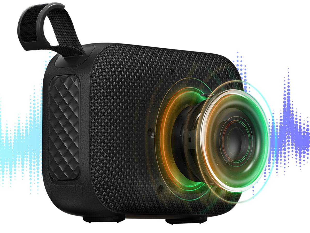 Odporność IPX5 i podświetlenie RGB