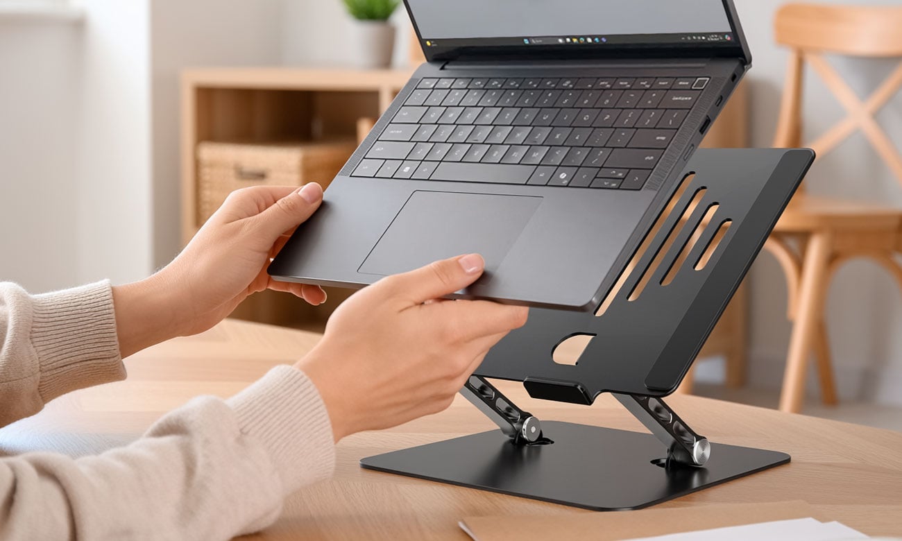 Aluminiowa podstawka pod laptopa Ergo Fix