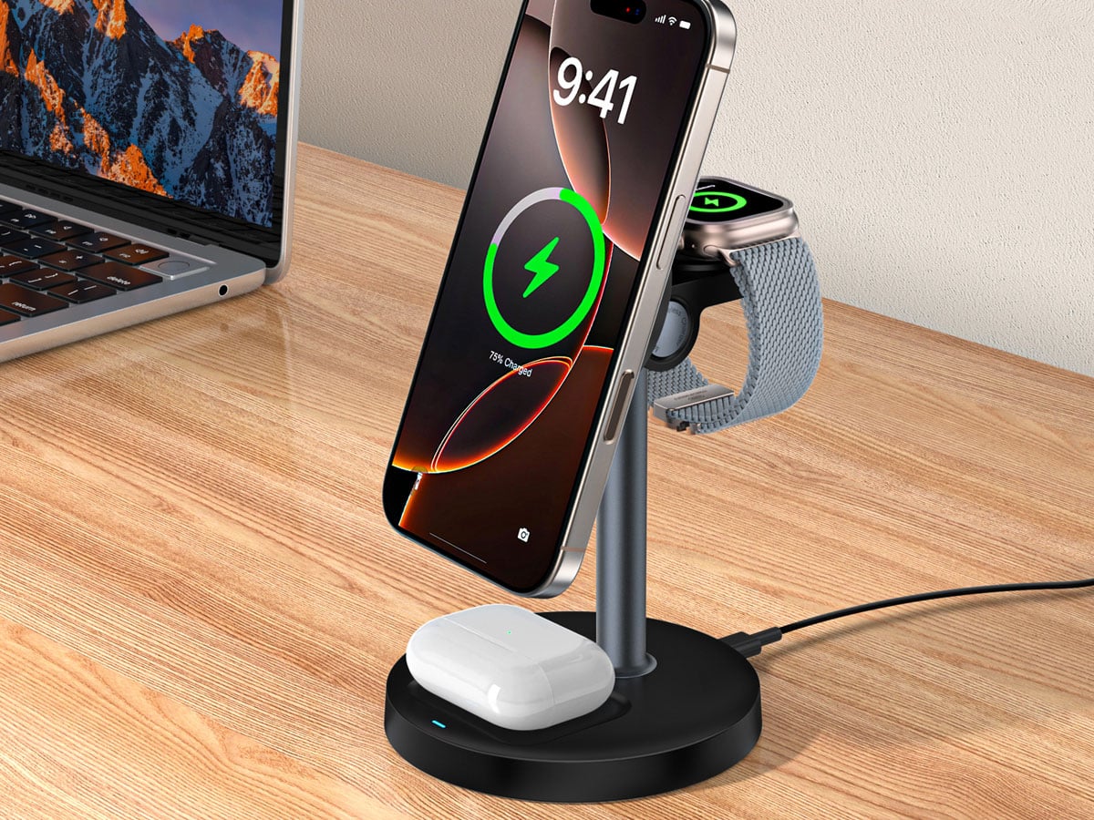 Silver Monkey Core MagCharger 3in1 Czarna