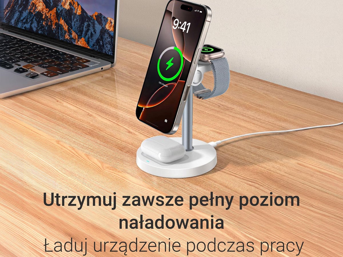 Silver Monkey Core MagCharger 3in1 Czarna