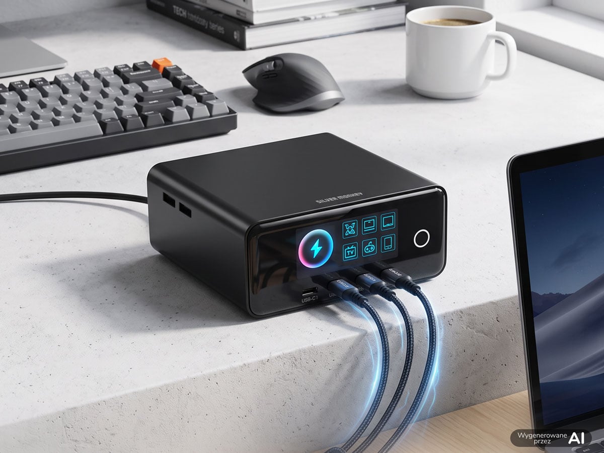 Ładowarka Gan Pro Desk 240W PD Czarna