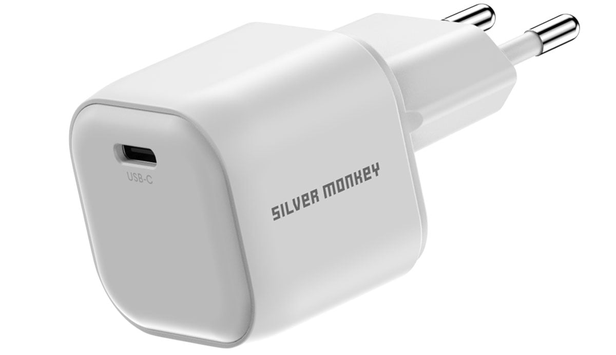 Silver Monkey Ładowarka GaN Smart Uno 100W Biała