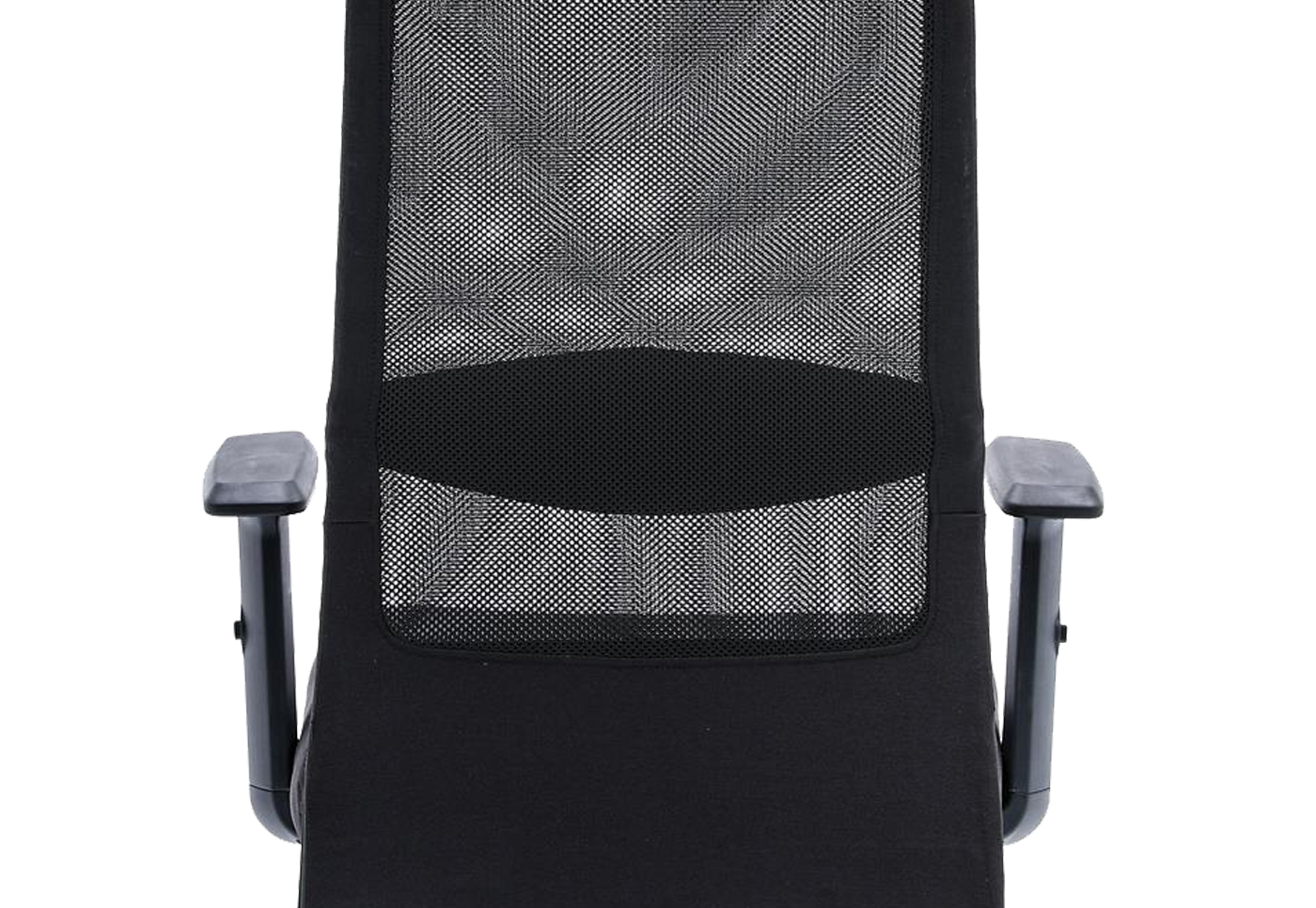 Fotel biurowy Silver Monkey SMO-600 Czarny - Zbliżenie na oparcie
