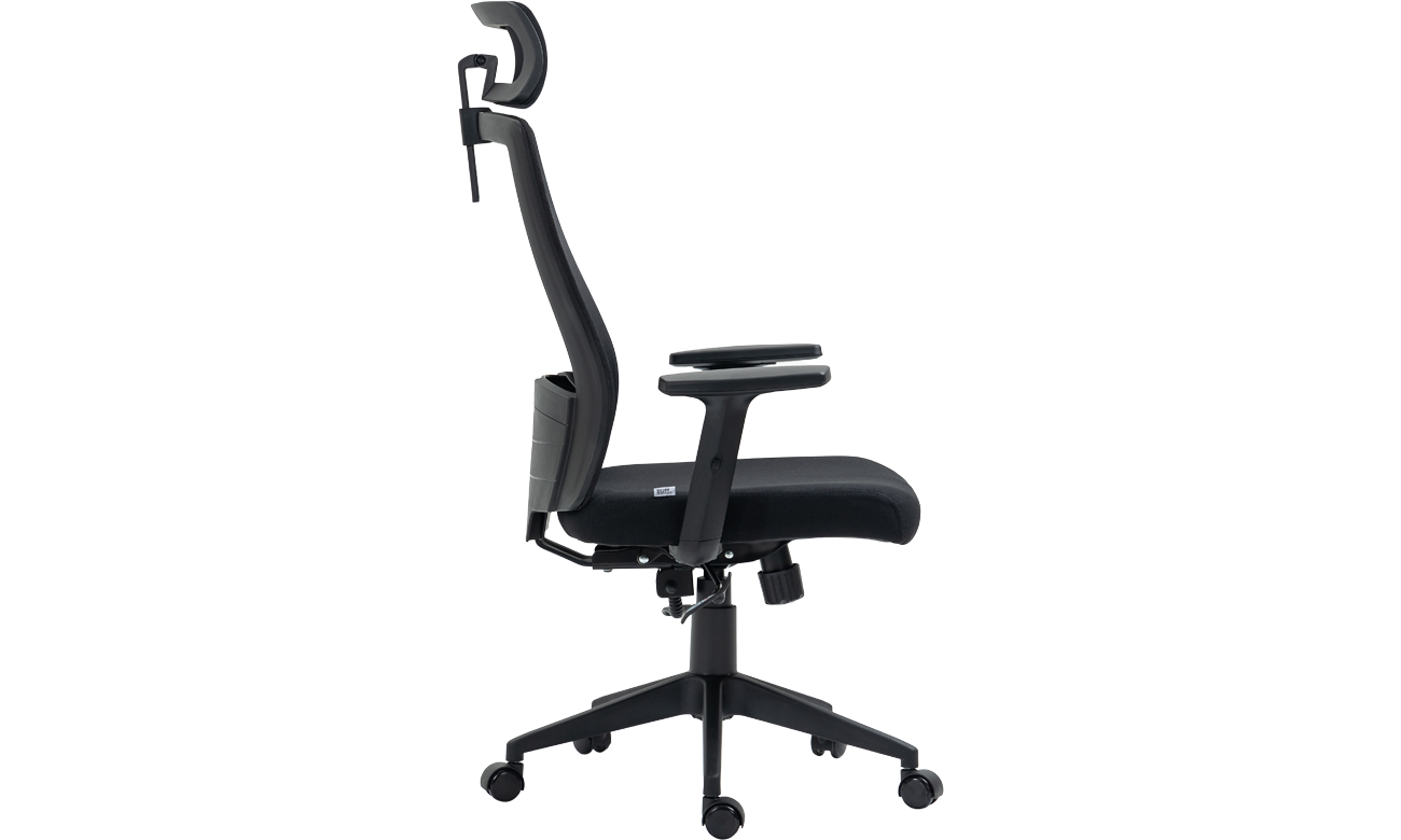 Fotel biurowy Silver Monkey SMO-700 - Widok z boku