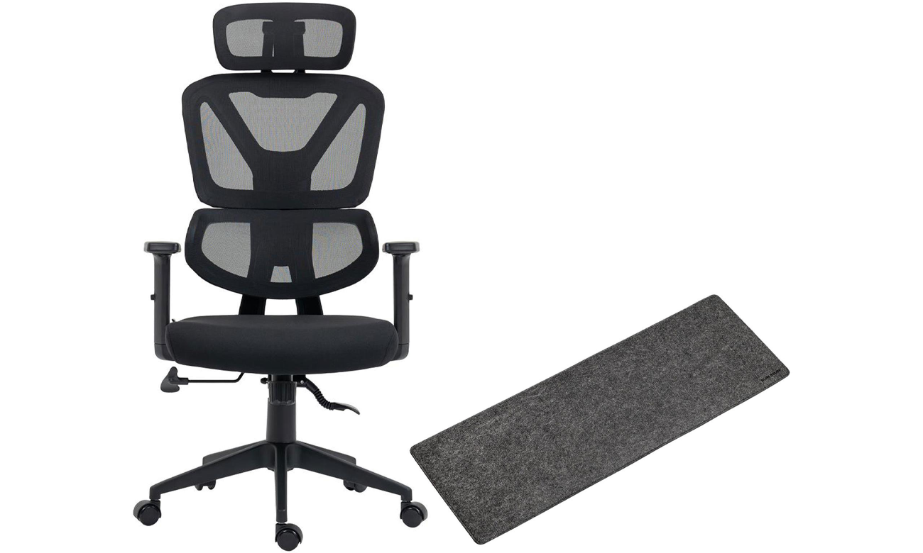 Fotel biurowy Silver Monkey SMO-750 - Widok od przodu pod kątem