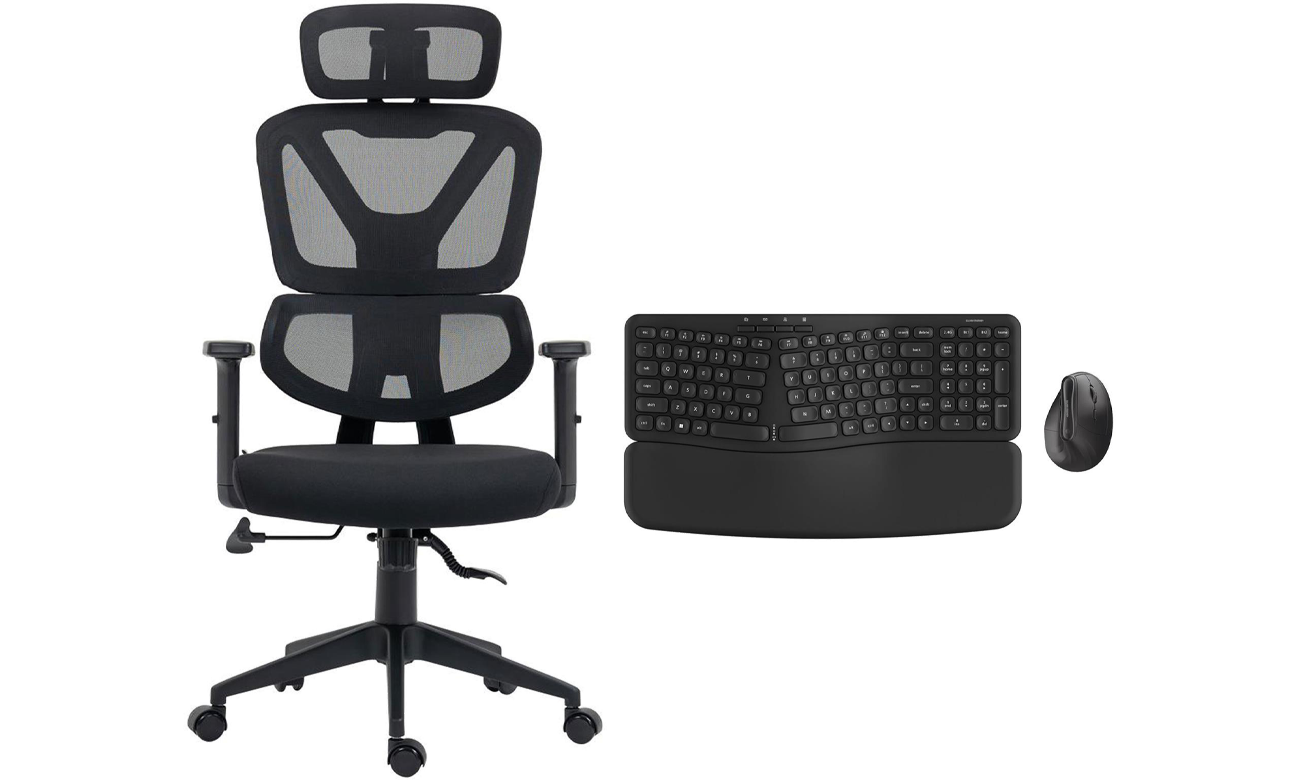Fotel biurowy Silver Monkey SMO-750 - Widok od przodu pod kątem