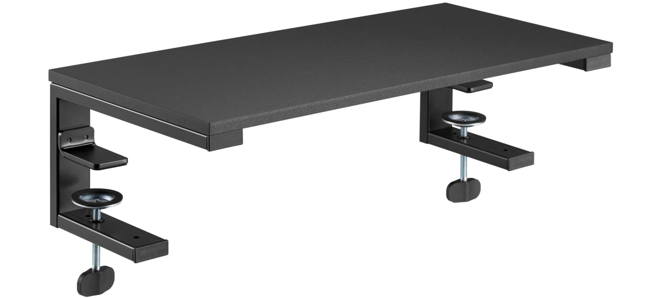 Biurko elektryczne Silver Monkey ED-140 Black - Zbliżenie na blat z uchwytem