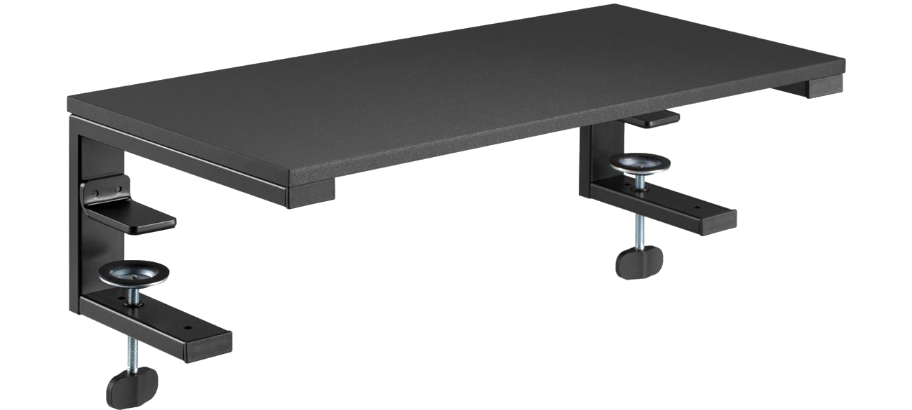 Biurko elektryczne Silver Monkey ED-140 Black - Zbliżenie na blat z uchwytem