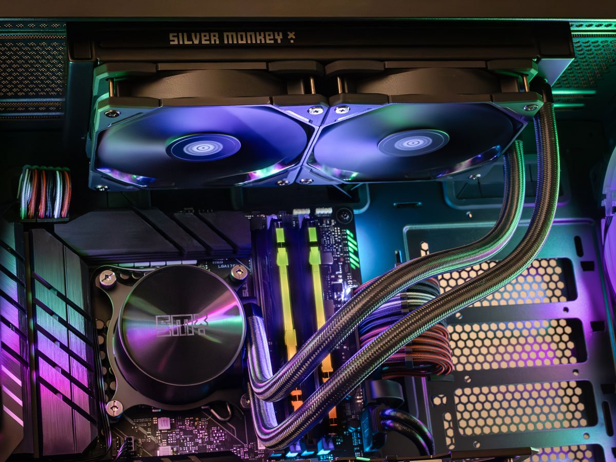 Silver Monkey X SNOWY BLACKOUT 240 2x120 mm
