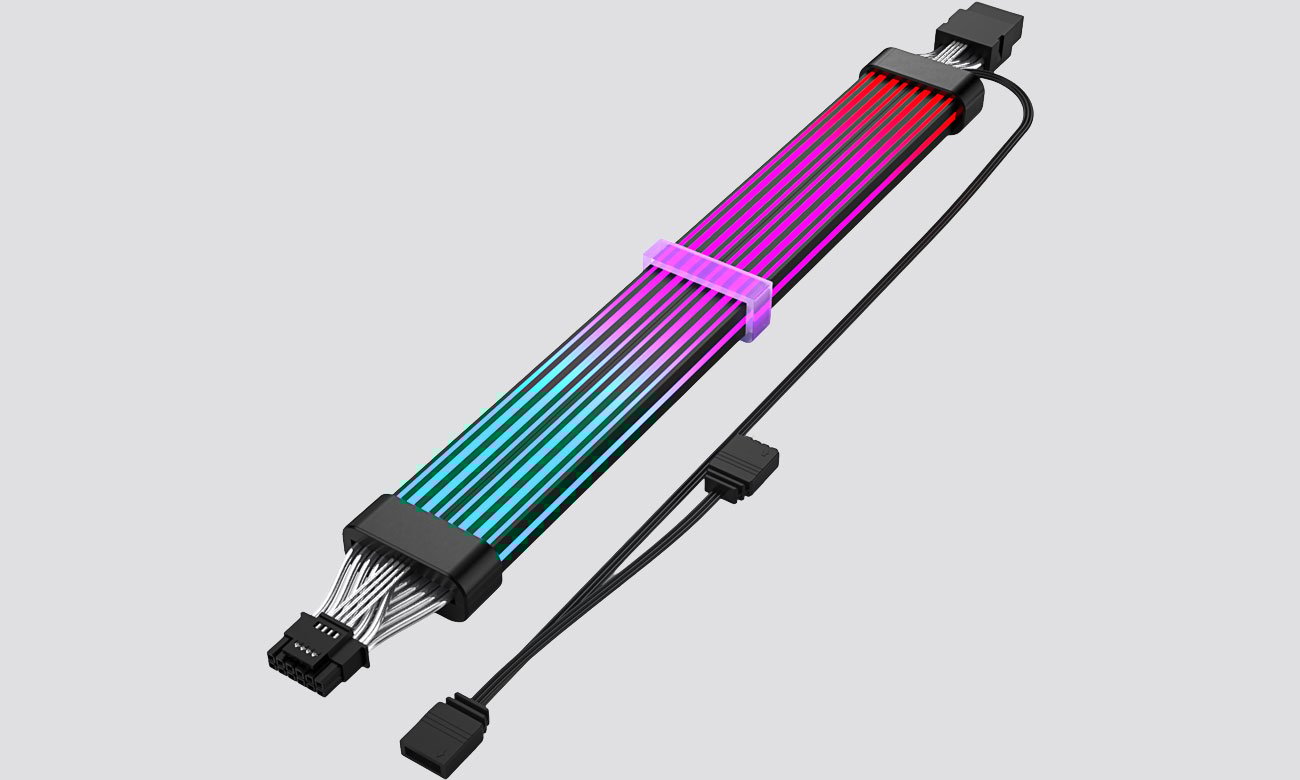 Rigel 12vhpwr to 12vhpwr 360-RGB Black