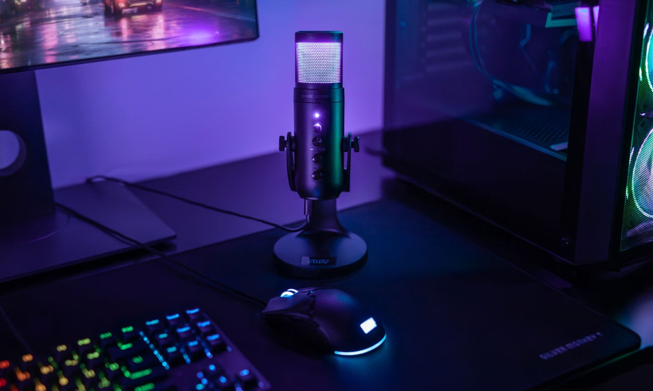 Mikrofon na statywie Noberu