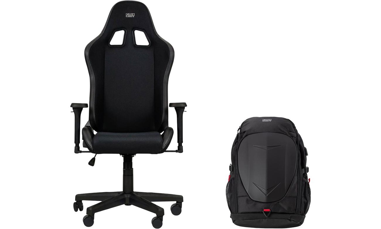 Fotel gamingowy Silver Monkey X Deriba SMXG028 - Widok od przodu pod kątem
