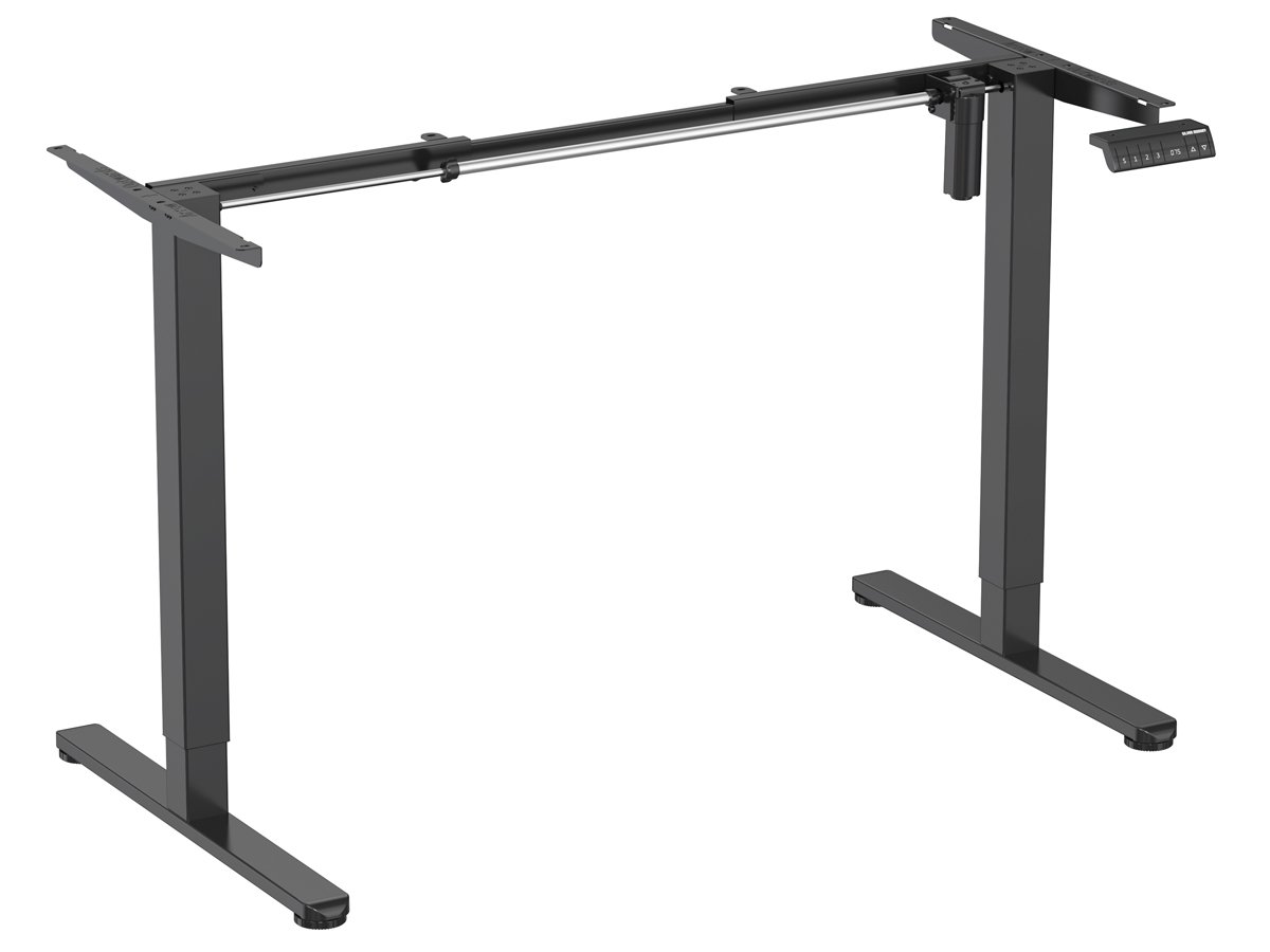 Stelaż elektryczny Silver Monkey EDF-180 Black - Widok od przodu pod kątem