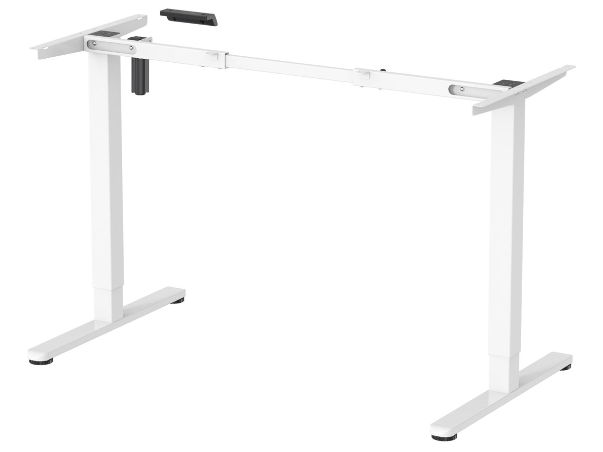 Stelaż elektryczny Silver Monkey EDF-180 White - Widok od przodu pod kątem