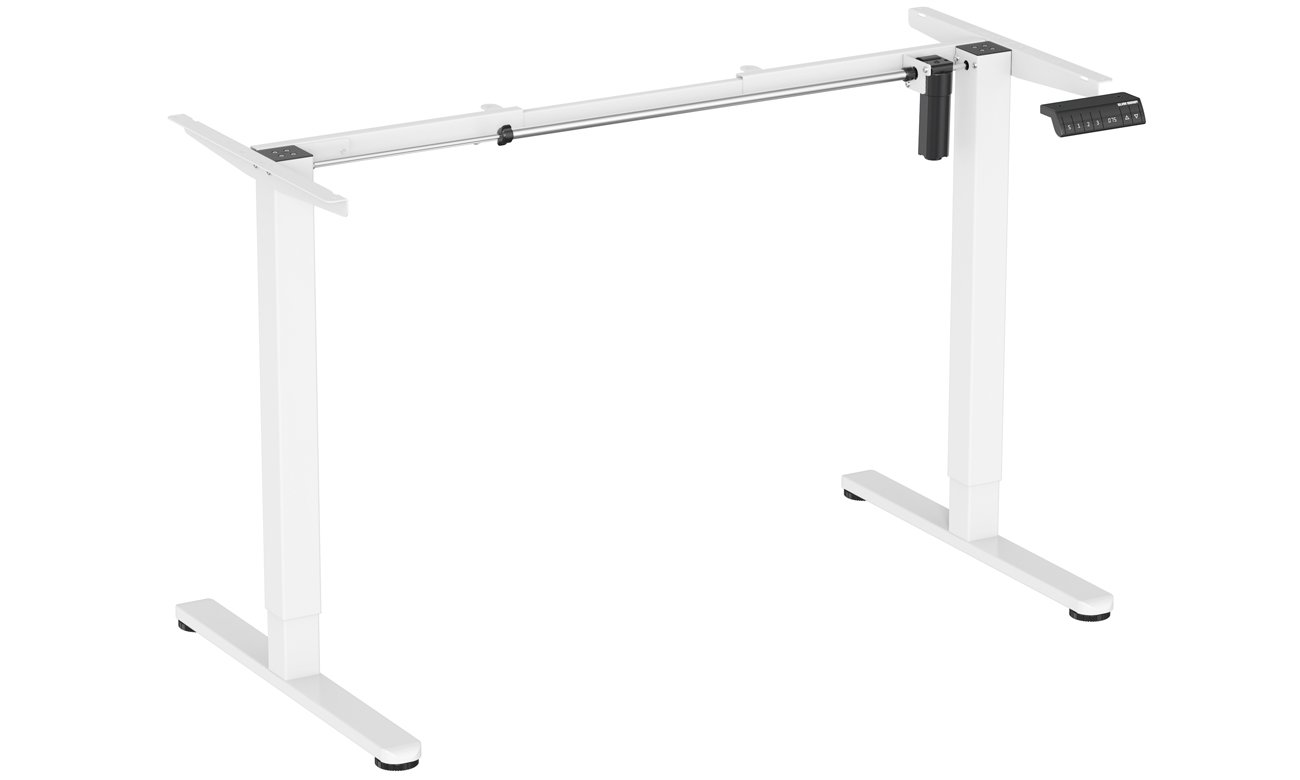 Stelaż elektryczny Silver Monkey EDF-180 White - Widok od przodu pod kątem