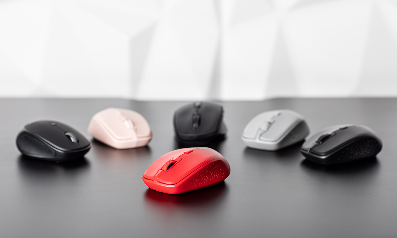Silver Monkey Wireless Comfort Silent Mouse C40 Red