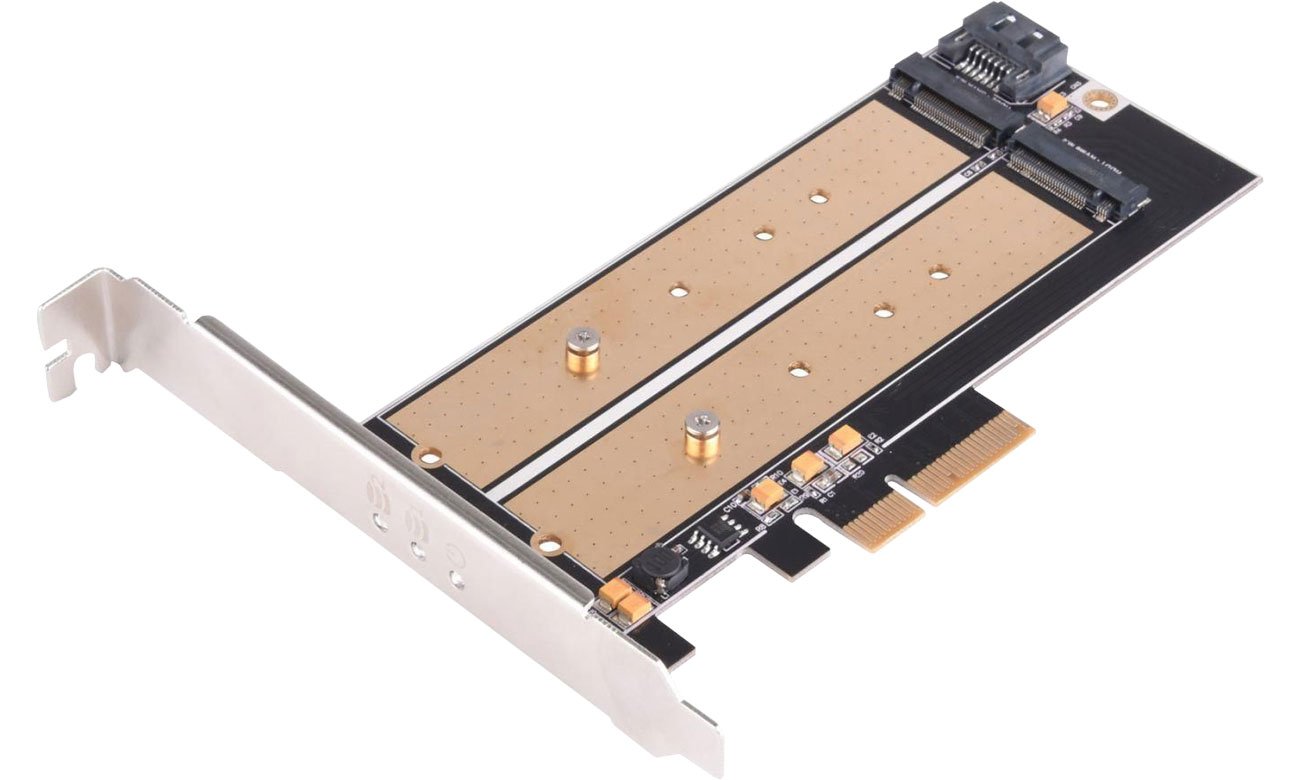 Kontroler SilverStone PCIe x4 - 2xM.2 SST-ECM22
