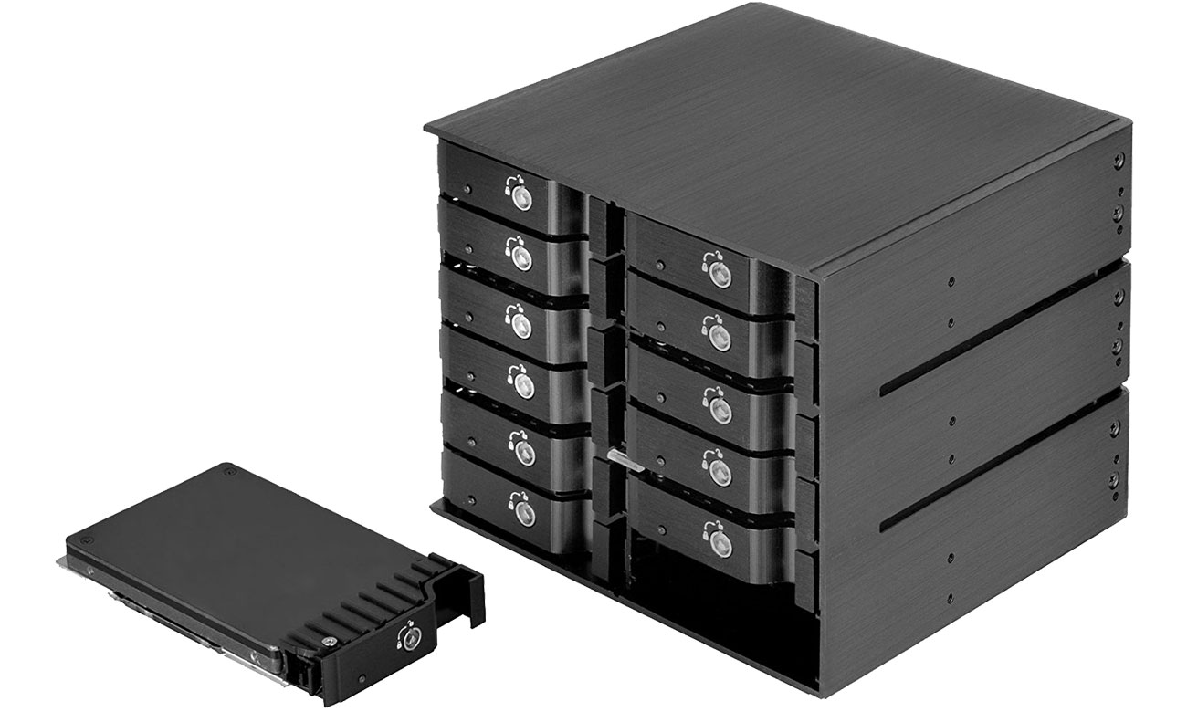 Obudowa dysku SilverStone 12x2.5'' HDD/SSD SATA SST-FS212B