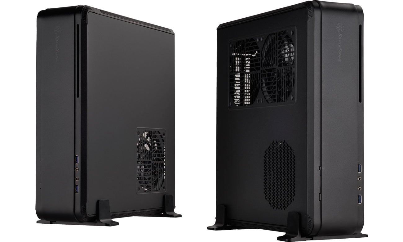 Obudowa do komputera SilverStone FORTRESS FTZ01 czarna SST-FTZ01B