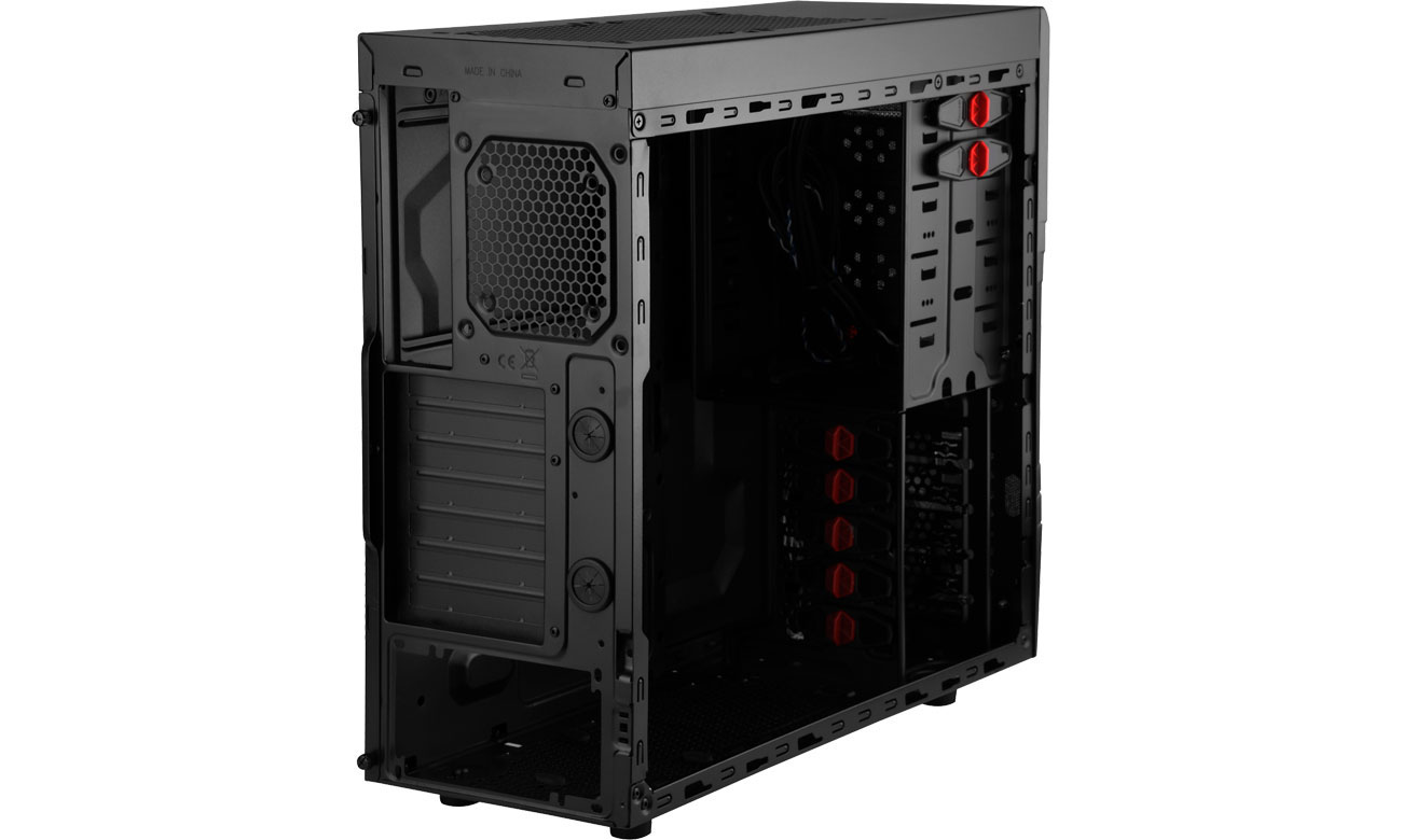 SilverStone SST-RL01B-W Widok od tyłu