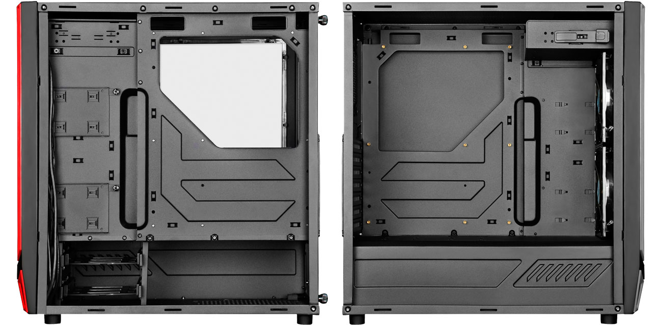 SilverStone REDLINE RL05 SST-RL05BR-W Wnętrze obudowy