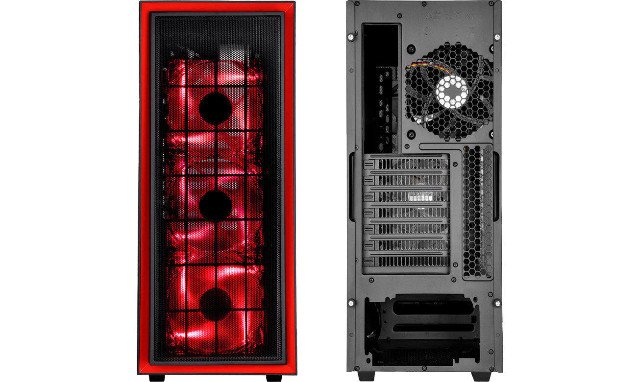 SilverStone REDLINE SST-RL06BR-PRO Przód i tył