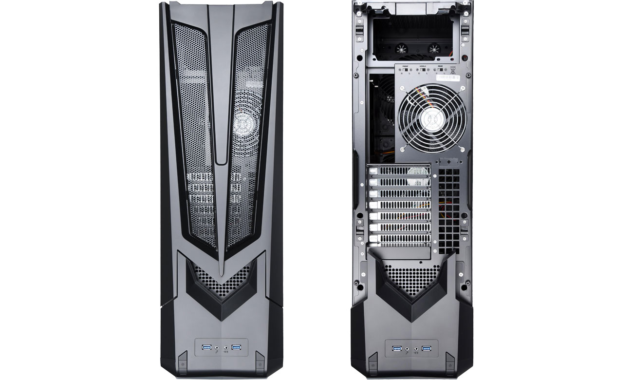 SilverStone RAVEN 2 EVO SST-RV02B-EW Panel górny, porty